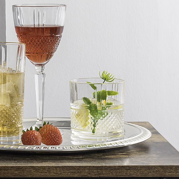 RCR transparent crystal glassware 6 pcs image number 5