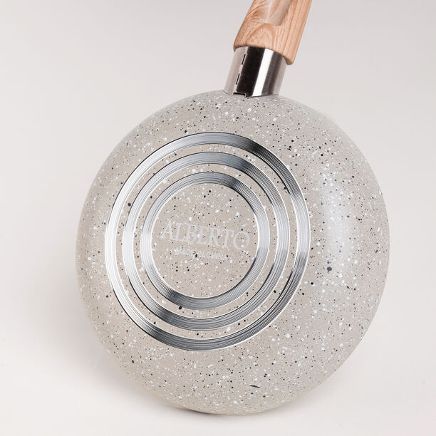 مقلاة جرانيت من البرتو لون كريمي غير لاصقة 14 سم image number 4