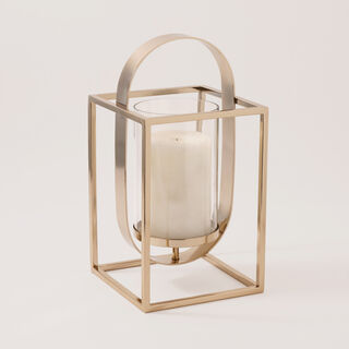 Homez candle holder, chrome 20*20*38cm