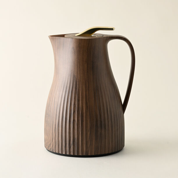 Dallaty plastic vacuum flask wooden 1L image number 0