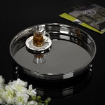 صينية تقديم دائرية ستيل image number 4