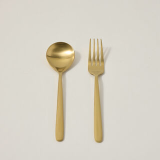 La Mesa Majestic Cutlery Set 20 Pieces Matte Gold