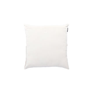Cottage Cotton and Rexine Cushion 50 * 50 cm White