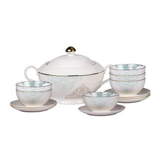 14 pieces Soup Tureen Serve 6 Person,Ornament