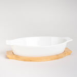 قدر تقديم من لاميسا مع قاعدة خشبية فاخرة image number 0