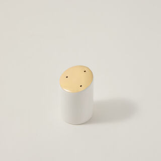 طقم ملاحات قطعتين أبيض/ذهبي من لاميسا 