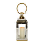 Lantern Stainless Steel Silver & Gold image number 1