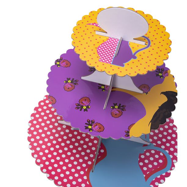 Heritage 3 Tiers Paper Cake Stand  image number 2