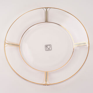 La Mesa 4 pcs white bone porcelain side plate