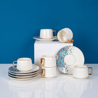 طقم قهوه تركي 12 قطعه