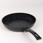 Alberto 3 piece black granite frypan set 20/24/28 cm image number 1