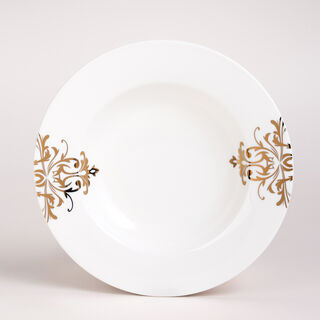 La Mesa white porcelain 18 pc dinner set