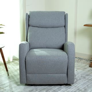 Verona manual recliner chair from Home Canvas, light grey