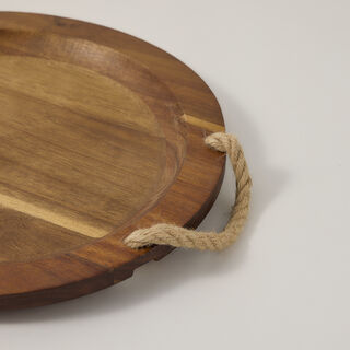 صينية تقديم من الخشب قطر35سم من البرتو