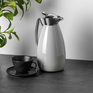 Dallety Steel Flask Grey/Chrome 1L