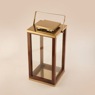 Lucerna Ramadan Small Lanterns Stainless Steel, Gold 20*10*10Cm