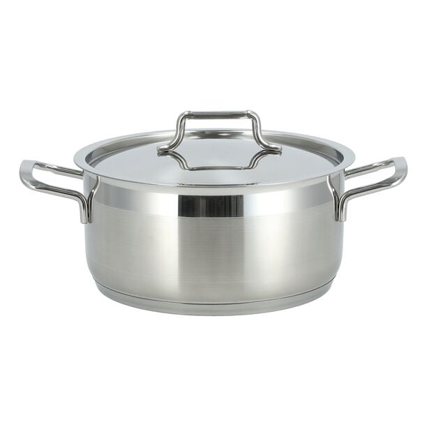 Alberto 9 piece stainless steel cookware set image number 4