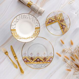 La Mesa porcelain/glass 18 dinner