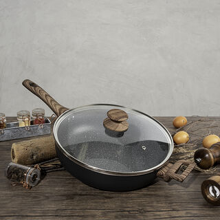 Alberto grey deep fry pan 30 cm