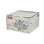 Alberto 8 piece beige granite cookware set image number 8