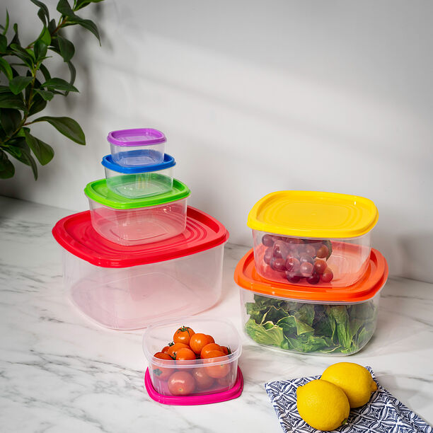 Alberto 7 Pieces Square Food Storage Set  image number 0