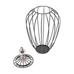 فانوس من الالمنيوم والحديد لون اسود image number 1