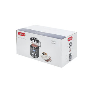 ألبرتو محمصة قهوة كهربائية أسود 1400 واط، 100 جرام