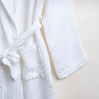 Cottage white cotton bathrobe L/Xl, 3 pcs set