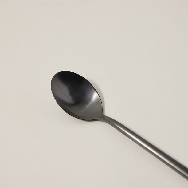 La Mesa matt black stainless steel cutlery set 16 pc image number 3