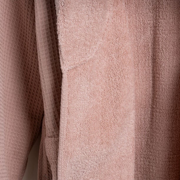 Ambra pink cotton bathrobe S/M image number 5