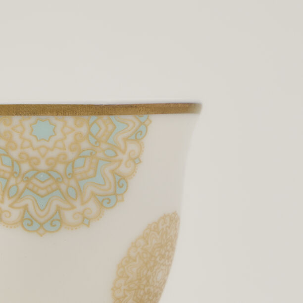 طقم قهوة عربي 12 قطعة لون ذهبي من لاميسا image number 2