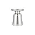 Silver metal side table 41.5*41.5*46.5 cm image number 1
