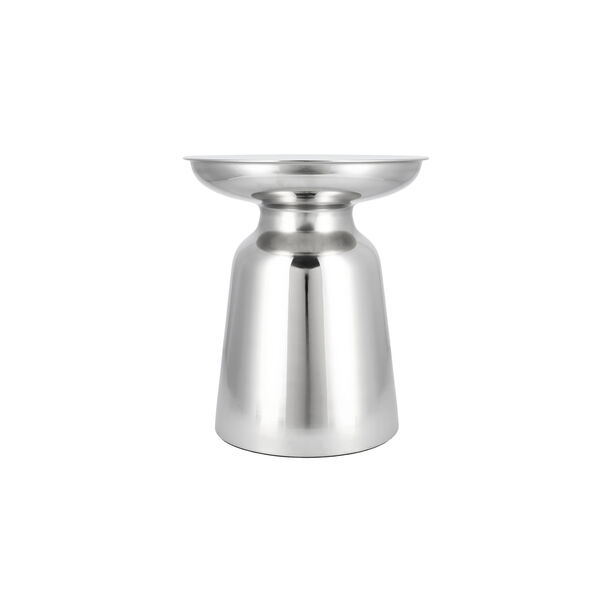 Silver metal side table 41.5*41.5*46.5 cm image number 1
