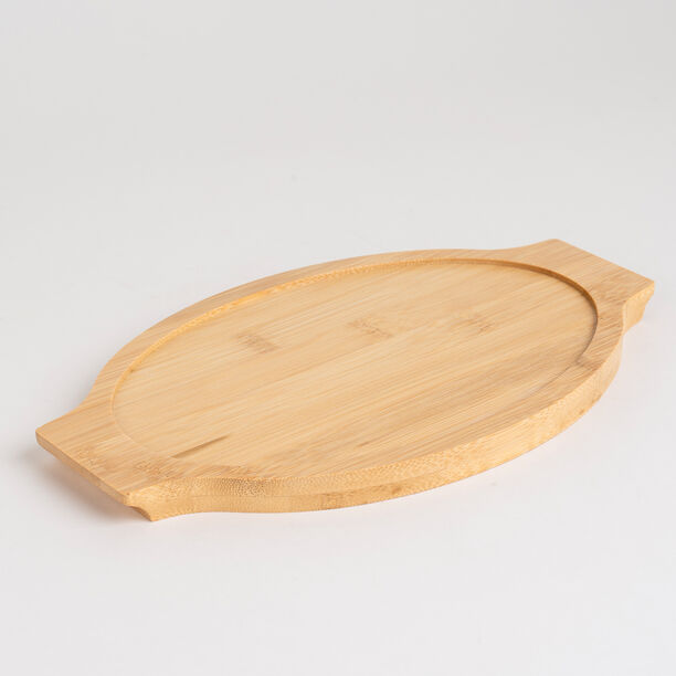 قدر تقديم من لاميسا مع قاعدة خشبية فاخرة image number 3