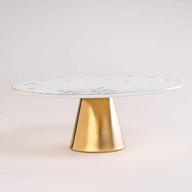 Porcelain Cake Stand Butterfly image number 1