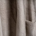 Ultra soft bathrobe, beige size L/XL image number 4