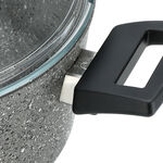 Alberto 9 piece grey granite cookware set image number 1