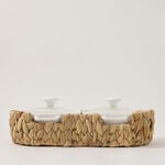 Twin Rectangle Casserole &nbsp;12" With Lid  image number 1
