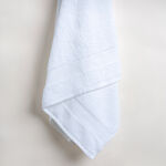 100% egyptian cotton bath towel, white 70*140 cm image number 0