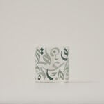 Dallaty green glass Saudi coffee cups 6 pcs image number 2