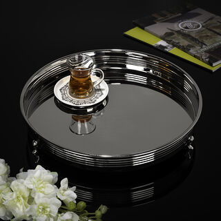 Steel Tray Round Ribbed