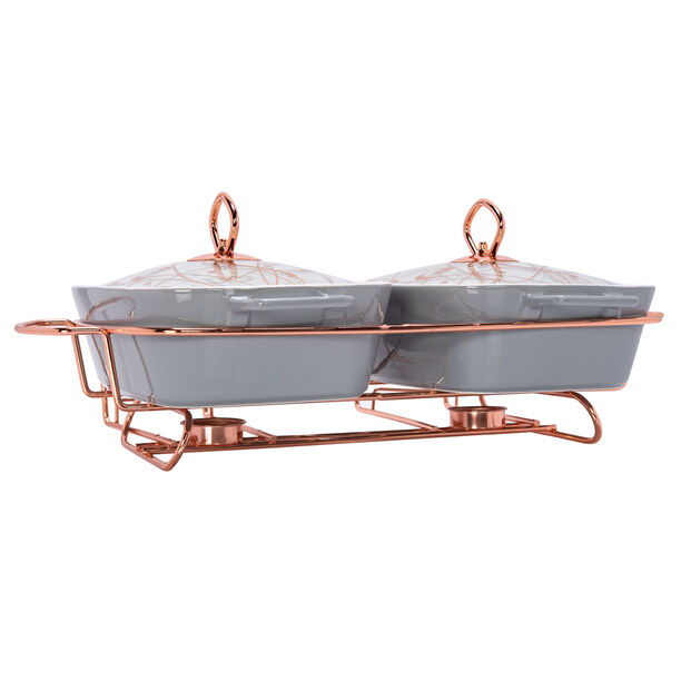 Twin Rectangle Food Warmer Sunbuli 12" image number 3