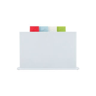 Alberto 4 pieces cutting board with blue holder 30*20 cm