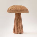 Homez decoration mushroom figurine resin wood grain image number 0