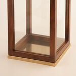 Lucerna Ramadan Small Lanterns Stainless Steel, Gold 20*10*10Cm image number 2