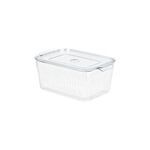 Alberto transparent acrylic fridge container with lid & inner basket 2L image number 0