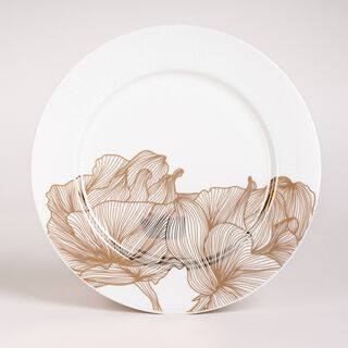 La Mesa Porcelain Dinner Set 18 Pieces Golden Garden