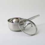 Alberto stainless steel saucepan with lid 8.5*16cm 1.7L, silver image number 2
