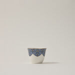 21 Pcs Porcelain Tea And Coffee Set Dark Blue image number 3