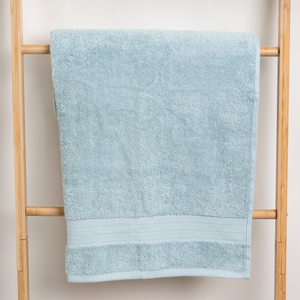 Boutique blanche 100% egyptian cotton bath towel, light green 90*150 cm image number 3